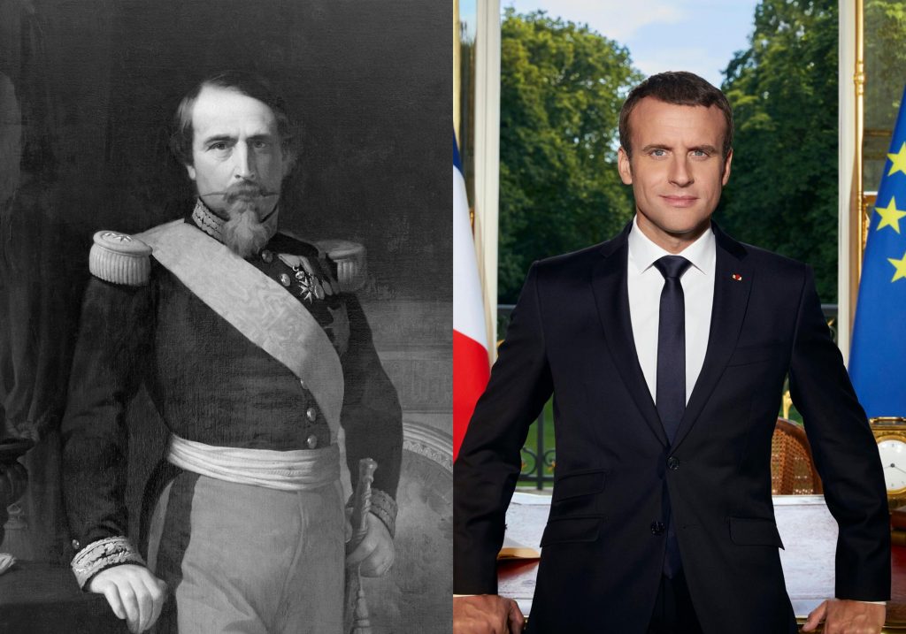 Louis-Napoléon Bonaparte et Emmanuel Macron