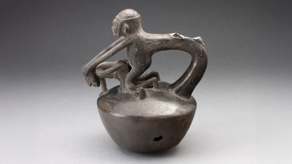 1955.2672---Stirrup-Spout-Vessel-Depicting-Erotic-Scene 1955.2672---Stirrup-Spout-Vessel-Depicting-Erotic-Scene