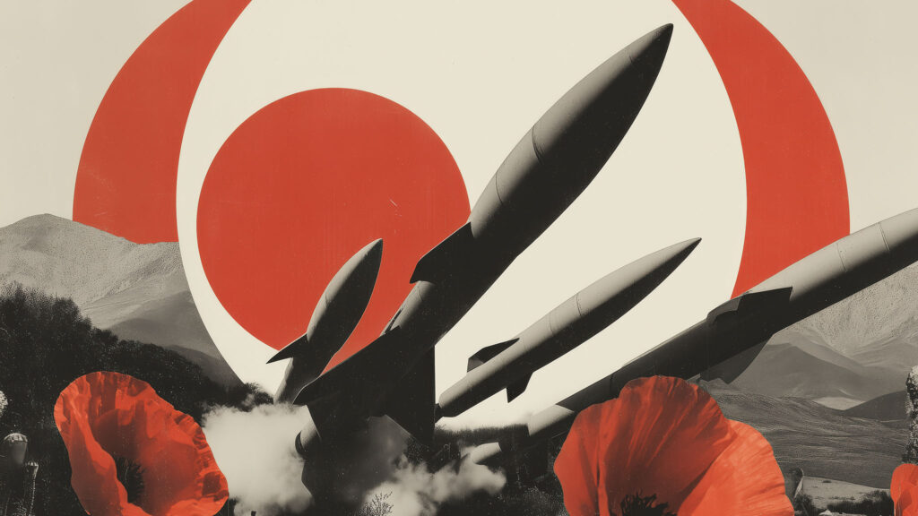 anachoretique_missiles_in_a_circle_pointing_toward_poppies_a_wh_87f7b687-97a8-46cc-b933-ad62e14603d6-topaz